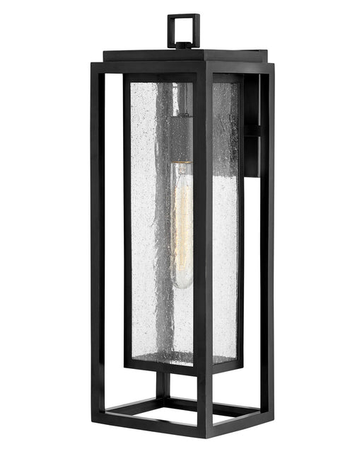 Republic Large Outdoor Wall Mount Lantern in Black