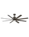 Vantage 66" LED Ceiling Fan in Metallic Matte Bronze from Hinkley Lighting, item number 902466FMM-LWD