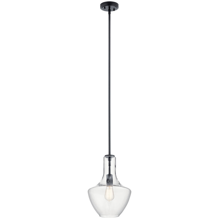 Everly Pendant 1-Light in Black