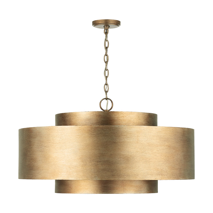 Jude Nine Light Pendant in Mystic Lustre