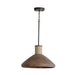 Jacob One Light Pendant in Grey Wash and Grey Iron