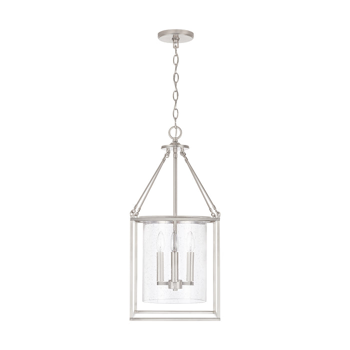 Cooper Four Light Pendant in Brushed Nickel