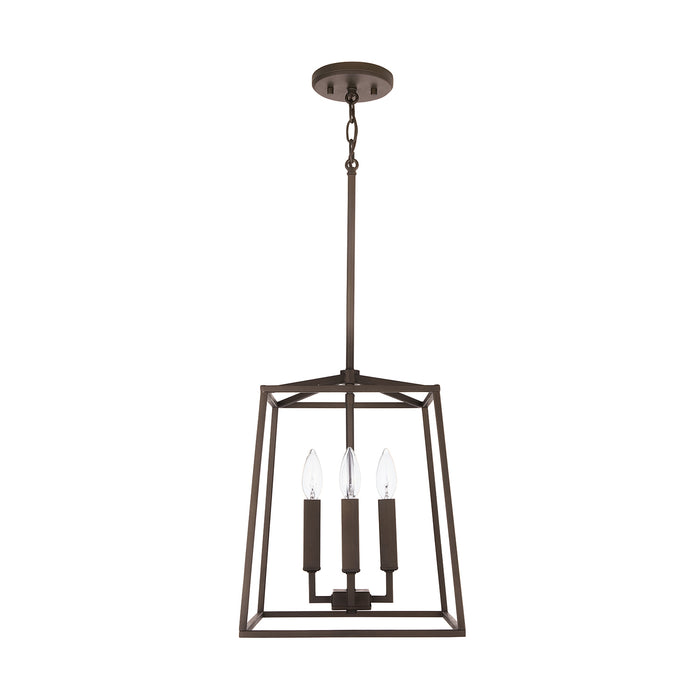 Thea Four Light Foyer Pendant in Oil Rubbed Bronze