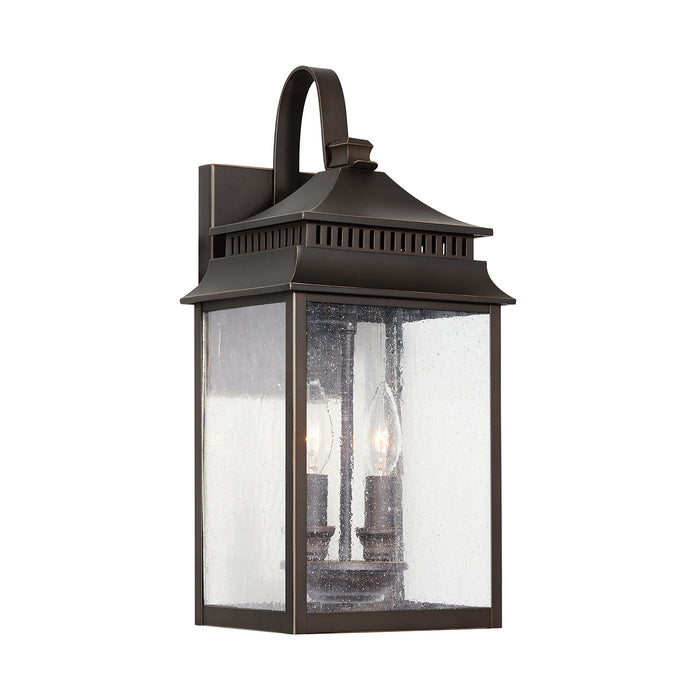 Sutter Creek Two Light Outdoor Wall Lantern in Oiled Bronze