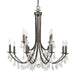 Bridgehampton 12-Light Chandelier in Vibrant Bronze by Crystorama - MPN 8829-VZ-CL-S