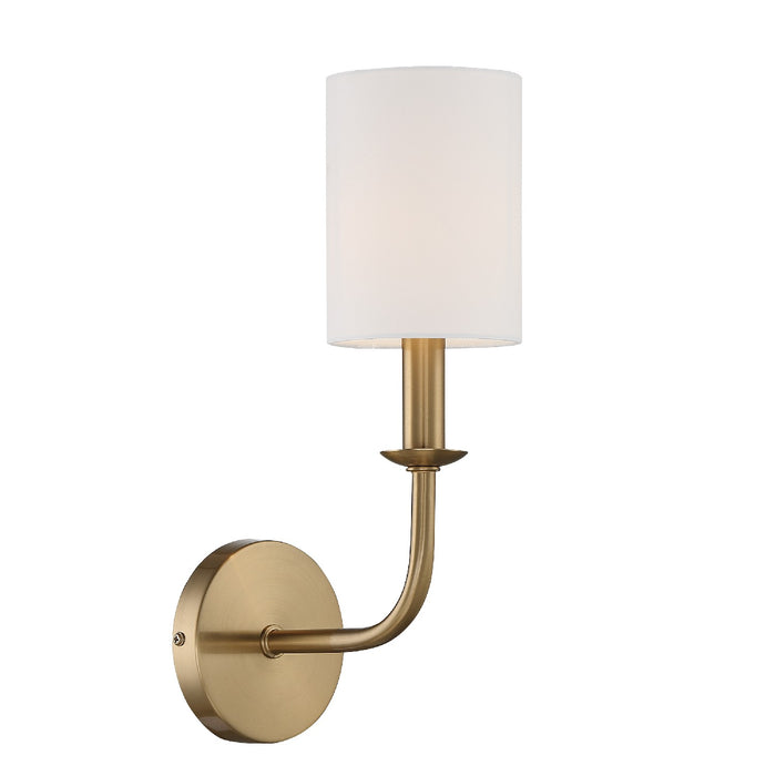 Bailey 1 Light Wall Mount in Aged Brass