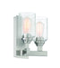 Chicago Two Light Wall Sconce in Brushed Polished Nickel