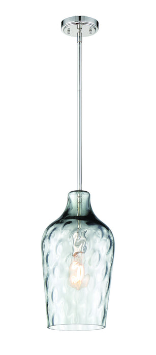 Pendant One Light Pendant in Brushed Polished Nickel