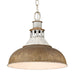 Kinsley Large Pendant in Aged Galvanized Steel