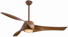 Artemis Led 58" Ceiling Fan in Distressed Koa