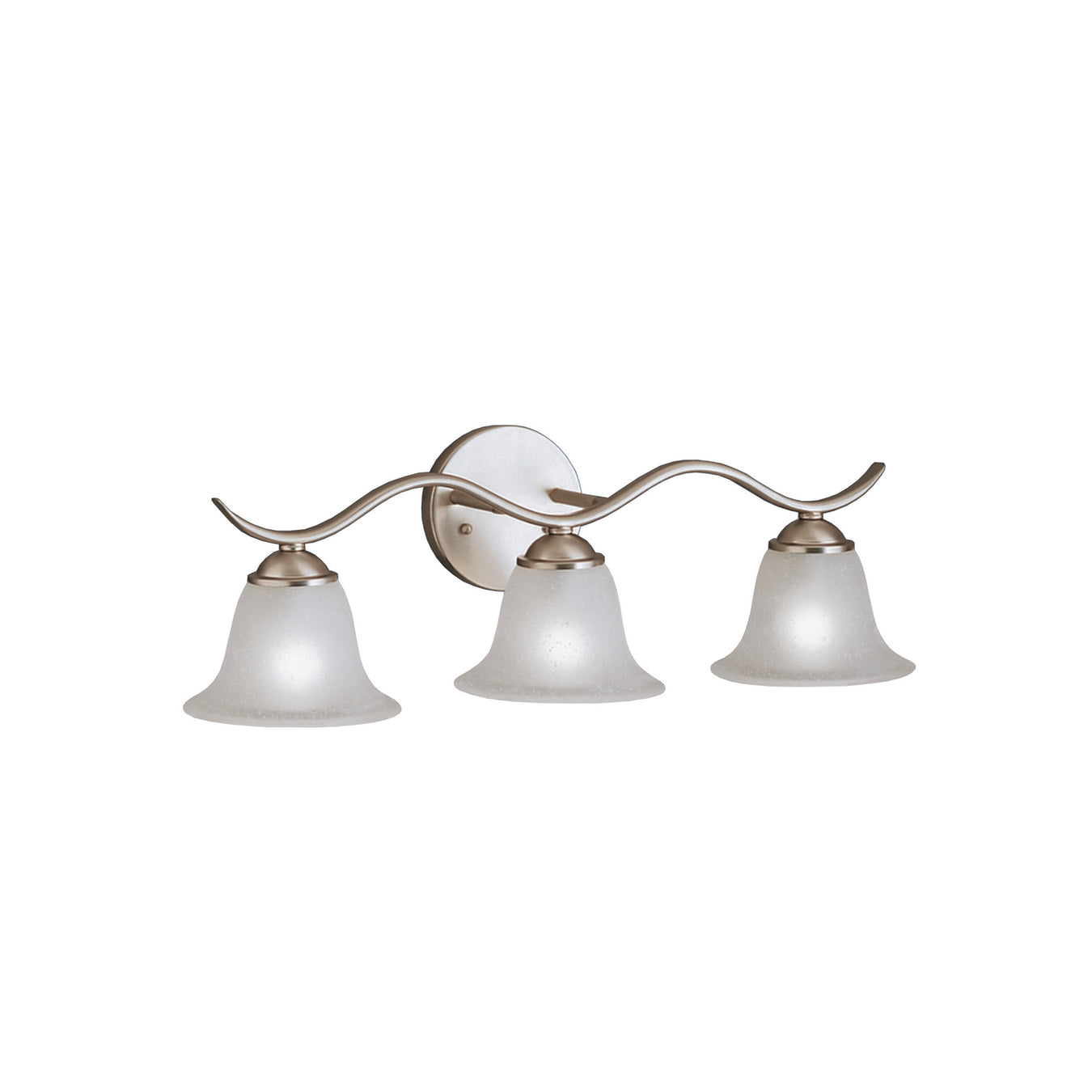 Dover Bath Sconce 3-Light in Brushed Nickel - Lamps Expo