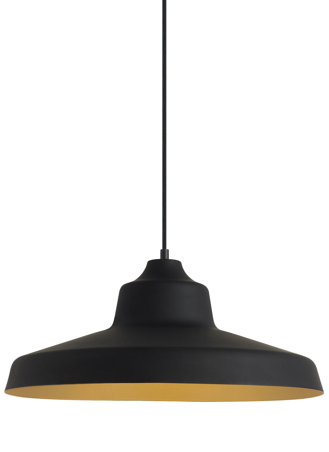 Zevo Pendant in Black/Gold