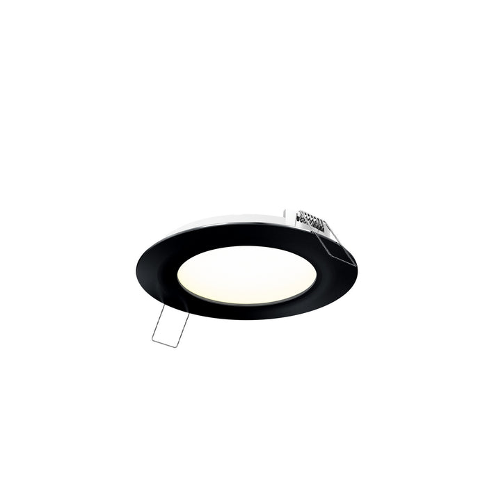 LED Recessed Panel Light in Black