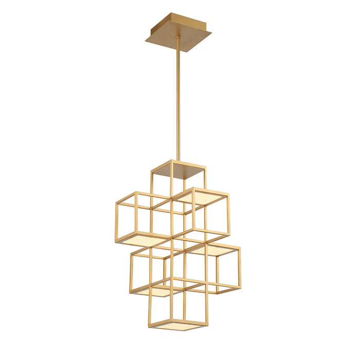 Ferro LED Pendant in Gold