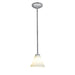 Martini 1-Light Pendant in Brushed Steel Finish