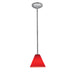 Martini 1-Light Pendant in Brushed Steel Finish