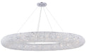 Paris 30-Light Chandelier in Chrome with Clear Royal Cut Crystal