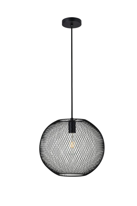 Keller 1-Light Pendant in Black