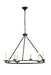 Maine 6-Light Chandelier in Black