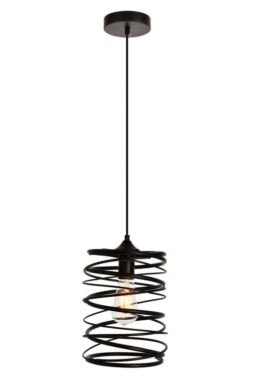 Hopper 1-Light Pendant in Black