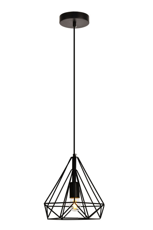 Jago 1-Light Pendant in Black