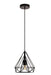 Jago 1-Light Pendant in Black