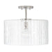 Emerson One Light Semi-Flush Mount in Polished Nickel