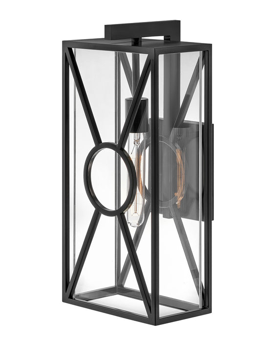 Brixton One Light Wall Mount in Black by Hinkley Lighting