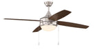 Phaze Energy Star 4-Blade 52" Ceiling Fan in Brushed Polished Nickel from Craftmade, item number EPHA52BNK4