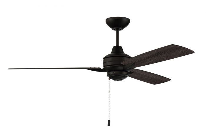 Moto 52" Ceiling Fan in Flat Black from Craftmade, item number MOT52FB3