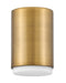 Cedric One Light Flush Mount in Lacquered Brass by Hinkley Lighting