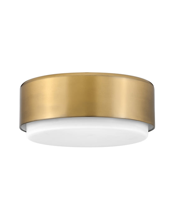 Cedric Two Light Flush Mount in Lacquered Brass by Hinkley Lighting