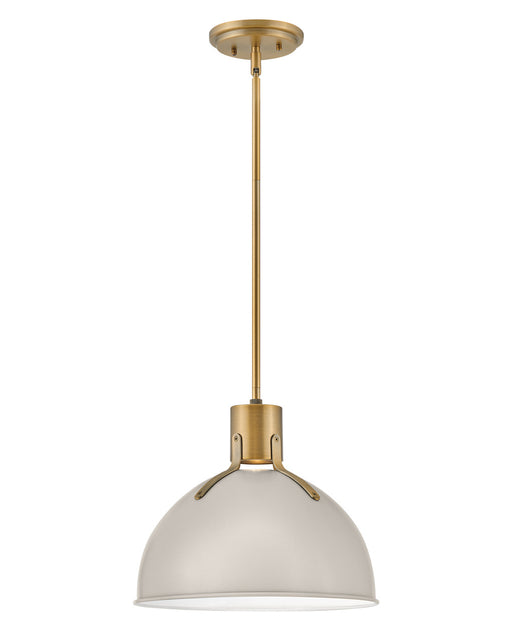 Argo LED Pendant in Light Taupe by Hinkley Lighting