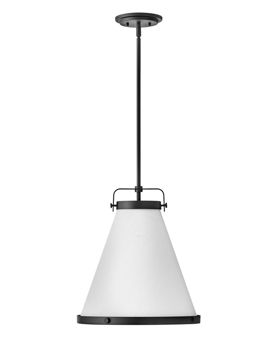 Lexi One Light Pendant in Black by Hinkley Lighting