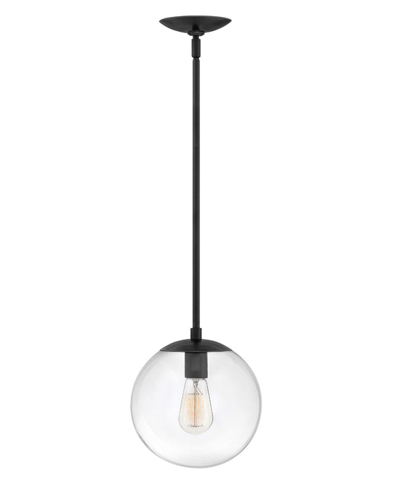 Warby One Light Pendant in Black by Hinkley Lighting