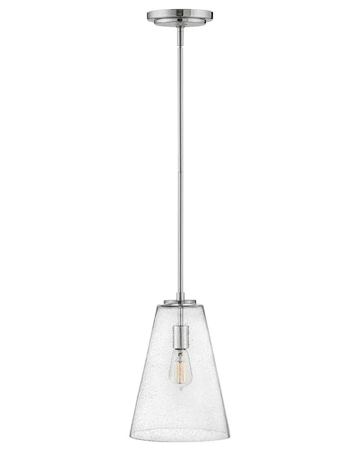 Vance One Light Pendant in Polished Nickel by Hinkley Lighting