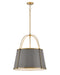 Clarke Four Light Pendant in Lacquered Dark Brass by Hinkley Lighting