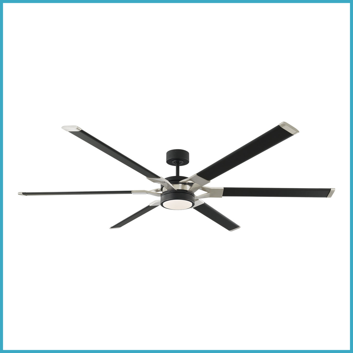 Loft 72" Ceiling Fan in Midnight Black