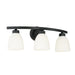 Jameson Three Light Vanity in Matte Black