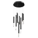 Diaphane LED Pendant in Black