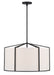 Carlyn 6-Light Pendant in Black by Crystorama - MPN CAR-9206-BK