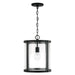 Brennen One Light Pendant in Black Iron