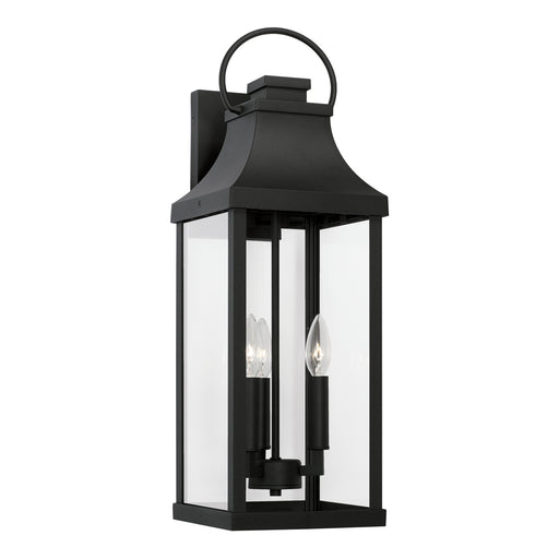 Bradford Three Light Outdoor Wall Lantern in Black