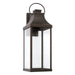 Bradford One Light Outdoor Wall Lantern in Oiled Bronze