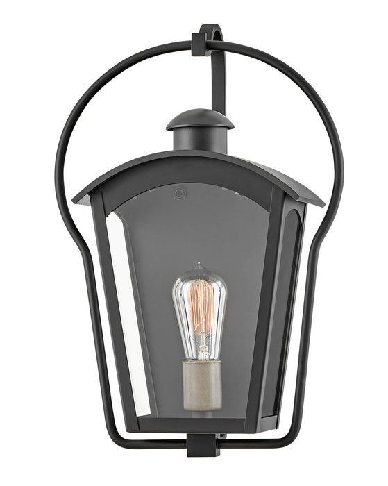 Yale One Light Wall Mount in Black by Hinkley Lighting