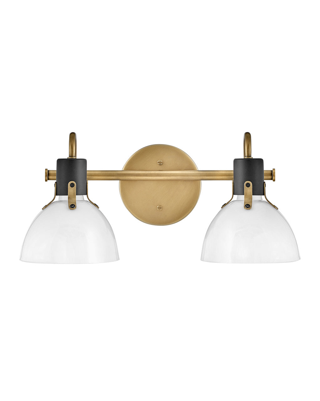 Argo Two Light Vanity in Heritage Brass by Hinkley Lighting