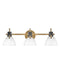 Argo Three Light Vanity in Heritage Brass by Hinkley Lighting