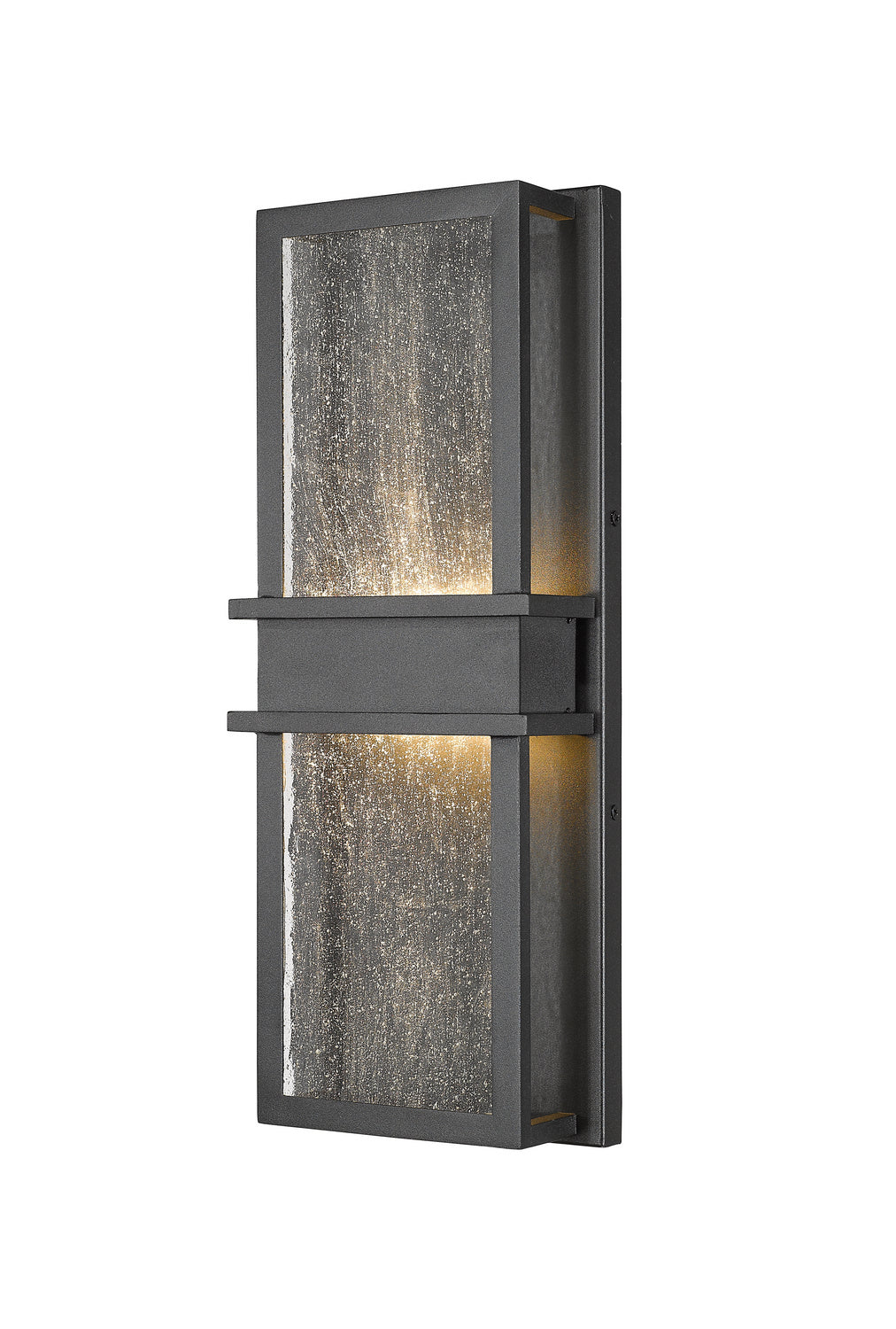 Eclipse LED Outdoor Wall Sconce in Black by Z-Lite Lighting