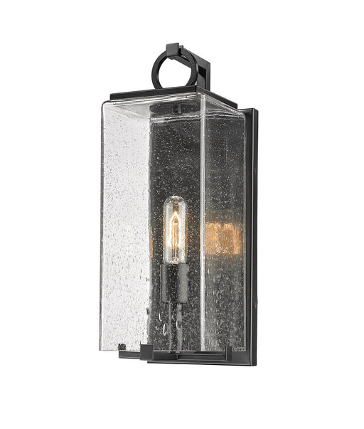 Sana One Light Outdoor Wall Sconce in Black by Z-Lite Lighting