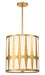 Royston 4-Light Pendant in Antique Gold by Crystorama - MPN ROY-805-GA